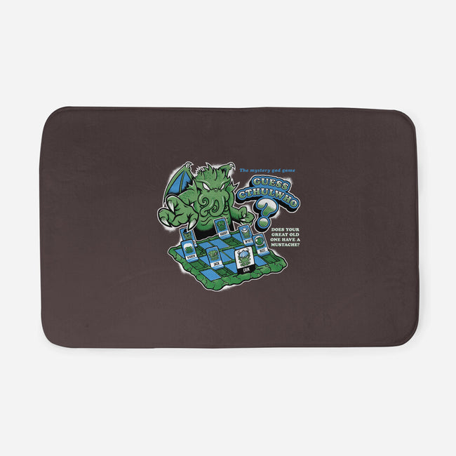 Guess Cthul-Who-none memory foam bath mat-DCLawrence