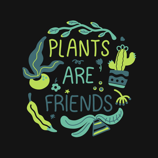 Plants Are Friends-none stretched canvas-Mushita
