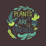 Plants Are Friends-none removable cover w insert throw pillow-Mushita