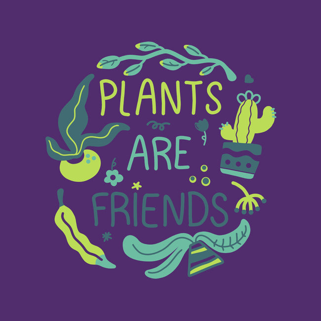Plants Are Friends-none polyester shower curtain-Mushita