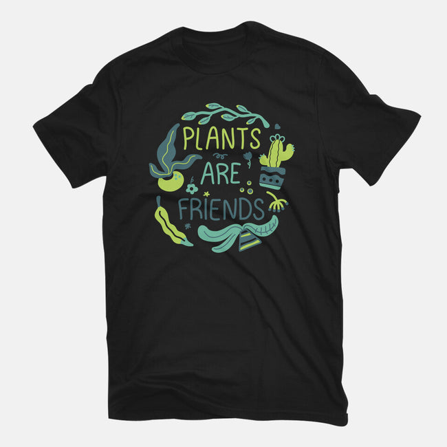 Plants Are Friends-womens basic tee-Mushita