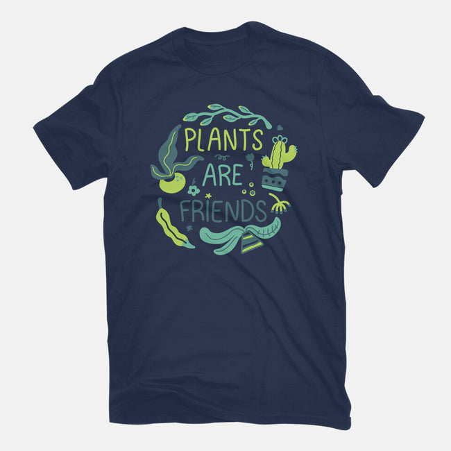 Plants Are Friends-womens basic tee-Mushita