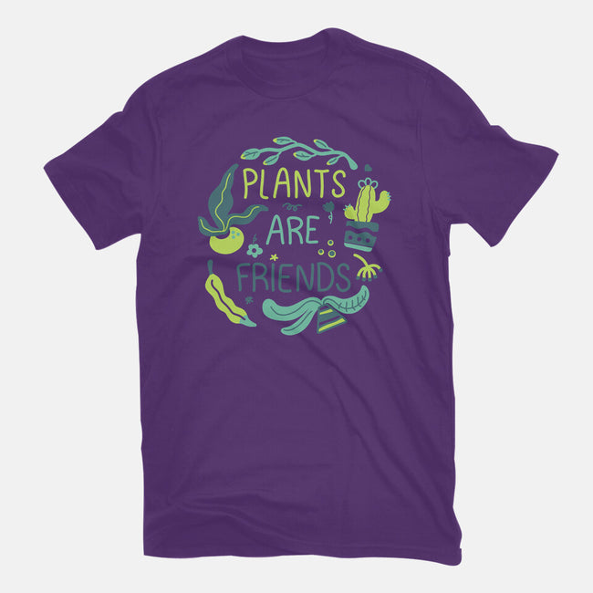 Plants Are Friends-womens basic tee-Mushita