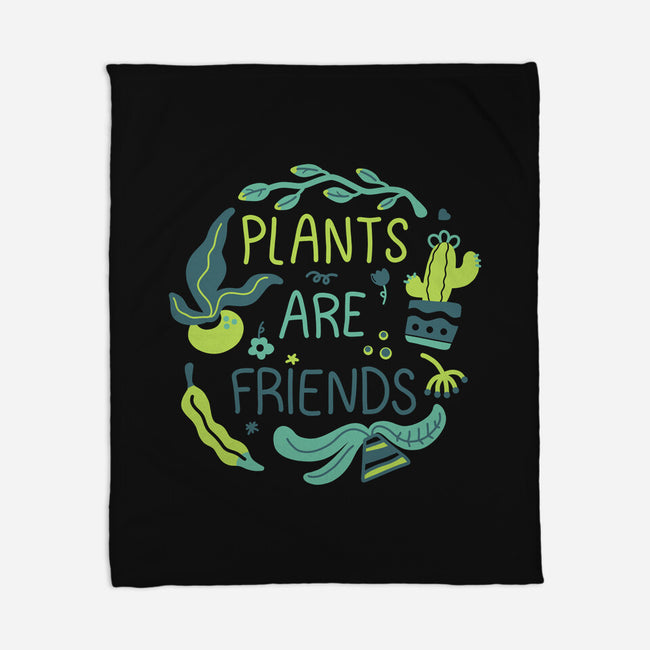 Plants Are Friends-none fleece blanket-Mushita