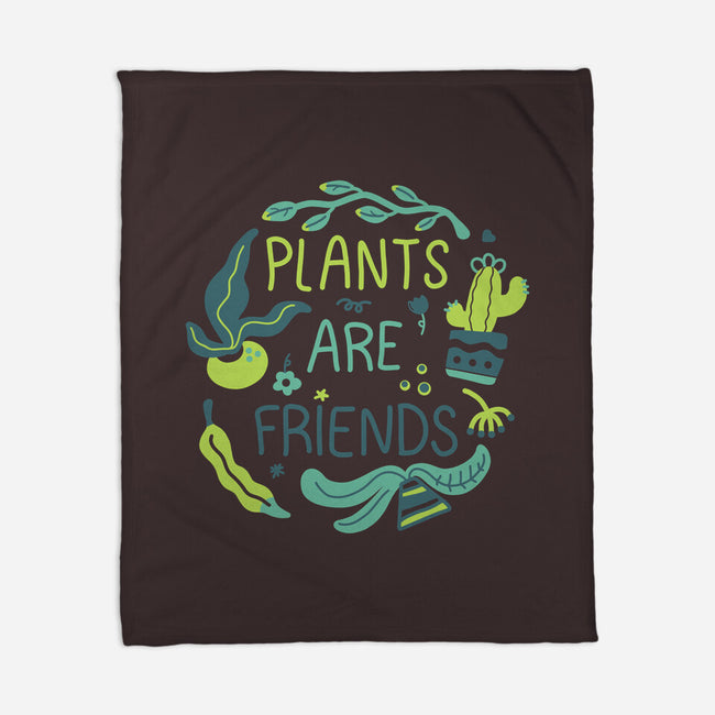 Plants Are Friends-none fleece blanket-Mushita