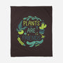 Plants Are Friends-none fleece blanket-Mushita