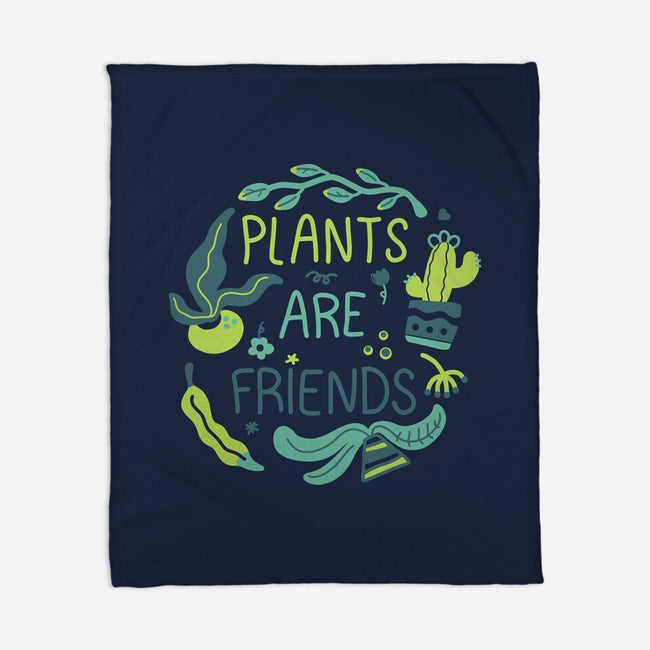 Plants Are Friends-none fleece blanket-Mushita