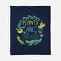Plants Are Friends-none fleece blanket-Mushita