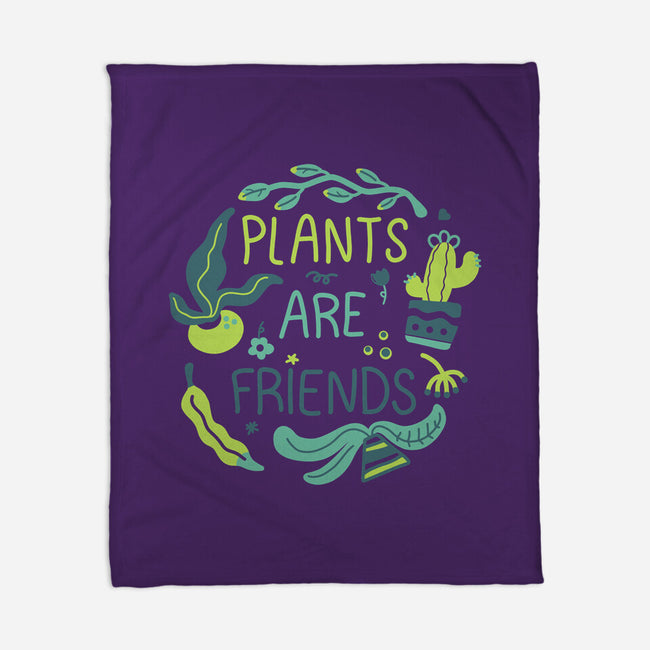 Plants Are Friends-none fleece blanket-Mushita