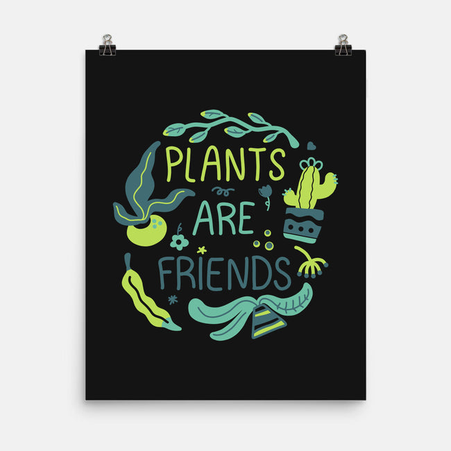 Plants Are Friends-none matte poster-Mushita