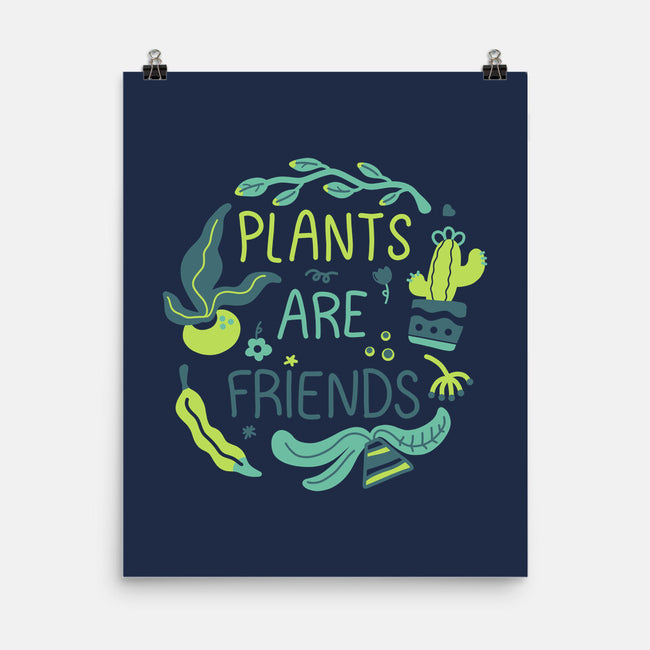 Plants Are Friends-none matte poster-Mushita