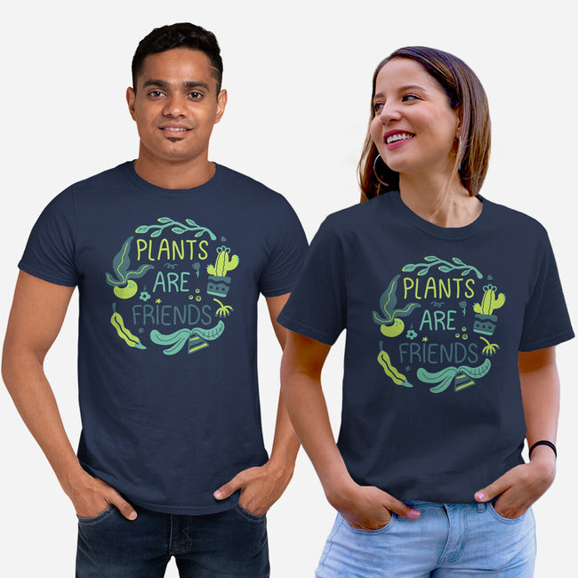 Plants Are Friends-unisex basic tee-Mushita