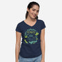 Plants Are Friends-womens v-neck tee-Mushita