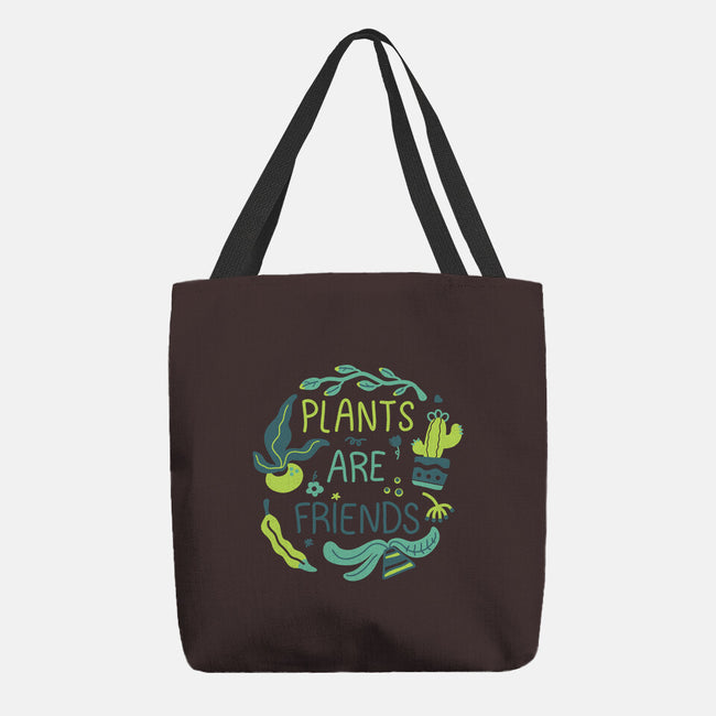 Plants Are Friends-none basic tote-Mushita