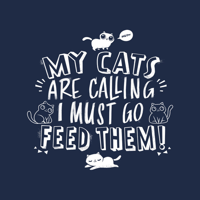 My Cats Are Calling-womens basic tee-tobefonseca