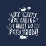 My Cats Are Calling-womens basic tee-tobefonseca