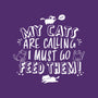 My Cats Are Calling-womens basic tee-tobefonseca