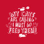 My Cats Are Calling-none removable cover w insert throw pillow-tobefonseca