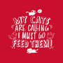 My Cats Are Calling-none drawstring bag-tobefonseca