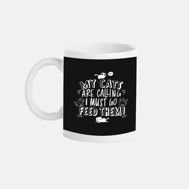 My Cats Are Calling-none glossy mug-tobefonseca