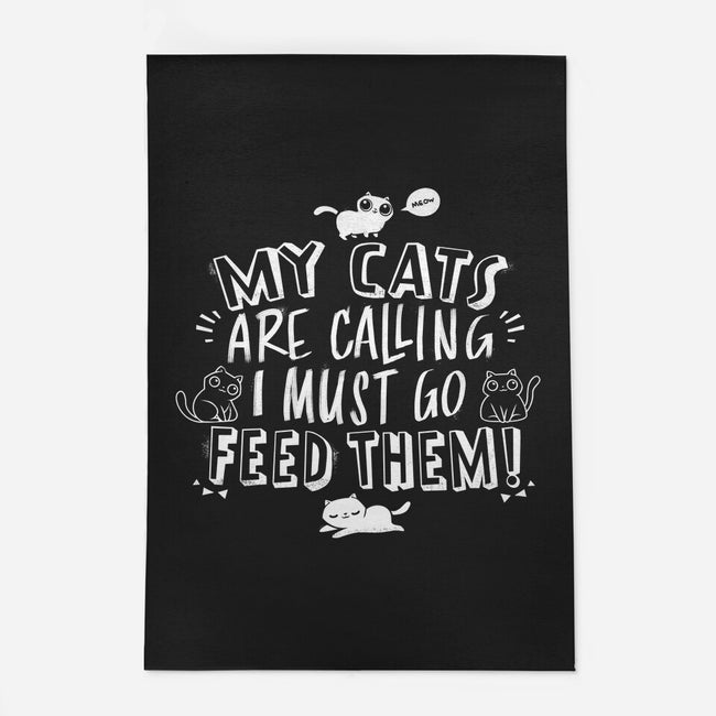 My Cats Are Calling-none outdoor rug-tobefonseca