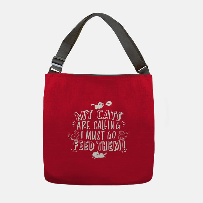 My Cats Are Calling-none adjustable tote-tobefonseca