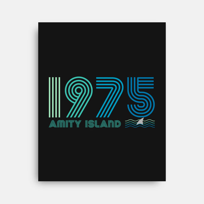 Amity Island 1975-none stretched canvas-DrMonekers