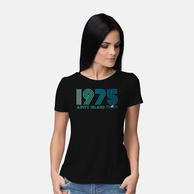 Amity Island 1975-womens basic tee-DrMonekers