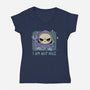 I Am Not Nice-womens v-neck tee-xMorfina