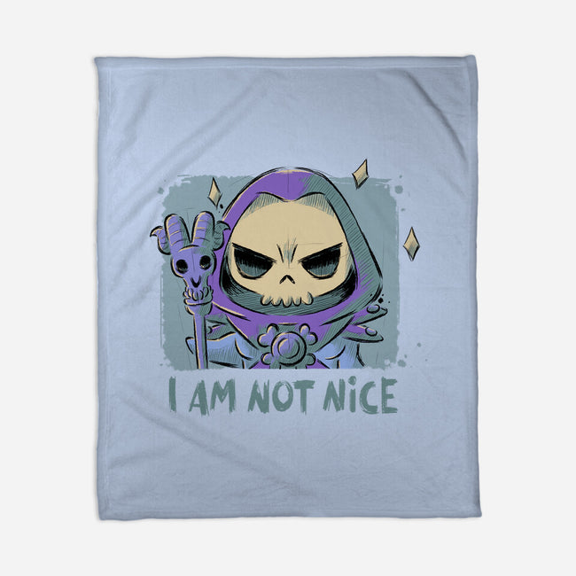 I Am Not Nice-none fleece blanket-xMorfina