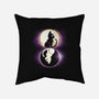Moon Eclipse Cats-none removable cover w insert throw pillow-Vallina84