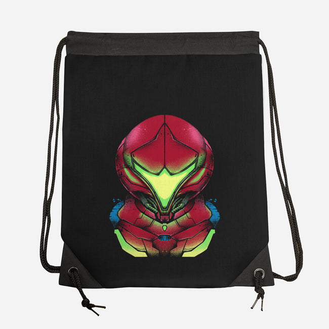 Metroid Dread-none drawstring bag-RamenBoy