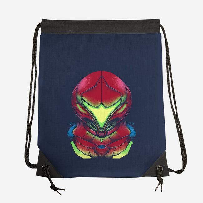Metroid Dread-none drawstring bag-RamenBoy