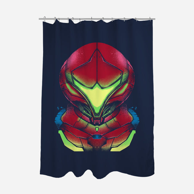 Metroid Dread-none polyester shower curtain-RamenBoy
