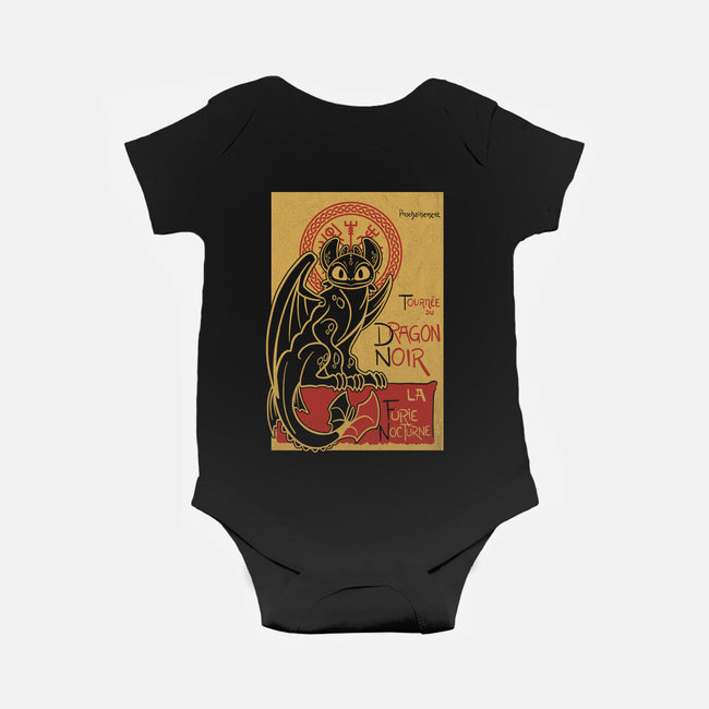 La Furie Nocturne-baby basic onesie-Bezao Abad