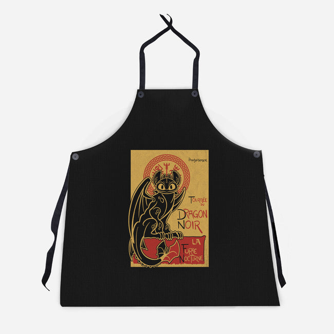 La Furie Nocturne-unisex kitchen apron-Bezao Abad