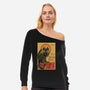 La Furie Nocturne-womens off shoulder sweatshirt-Bezao Abad