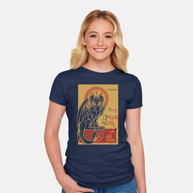 La Furie Nocturne-womens fitted tee-Bezao Abad