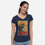 La Furie Nocturne-womens v-neck tee-Bezao Abad