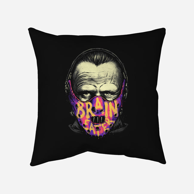 Brain Eater-none non-removable cover w insert throw pillow-glitchygorilla