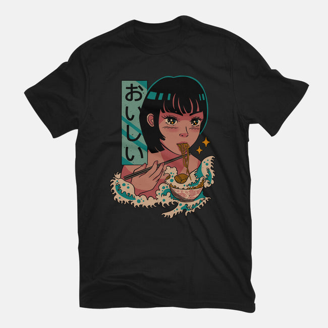 Tasty Waves Of Ramen-mens heavyweight tee-pescapin