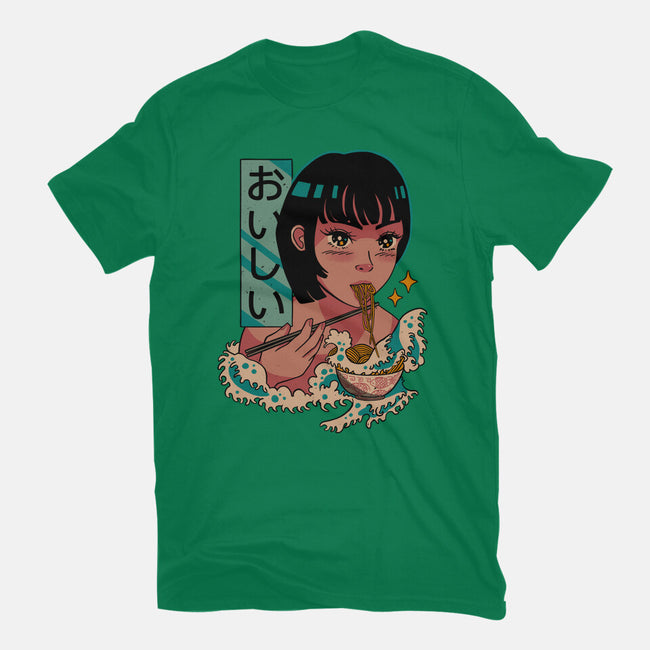 Tasty Waves Of Ramen-mens heavyweight tee-pescapin