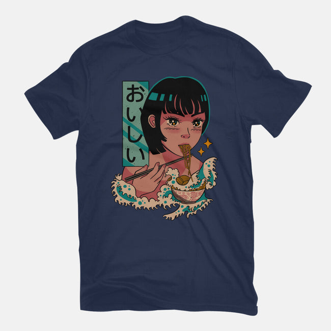 Tasty Waves Of Ramen-mens heavyweight tee-pescapin