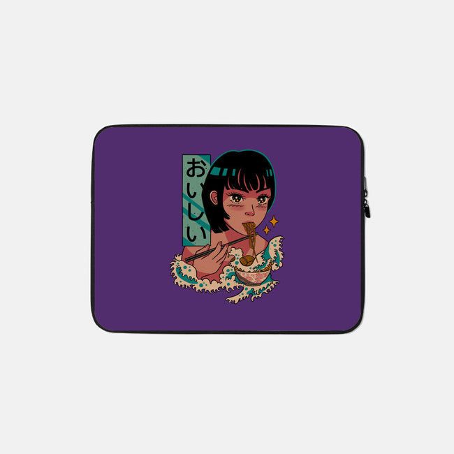 Tasty Waves Of Ramen-none zippered laptop sleeve-pescapin