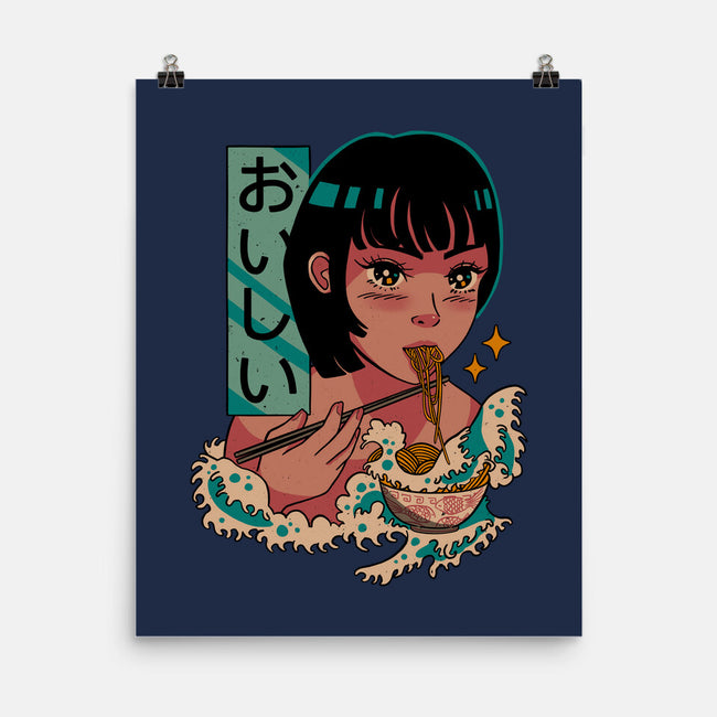 Tasty Waves Of Ramen-none matte poster-pescapin