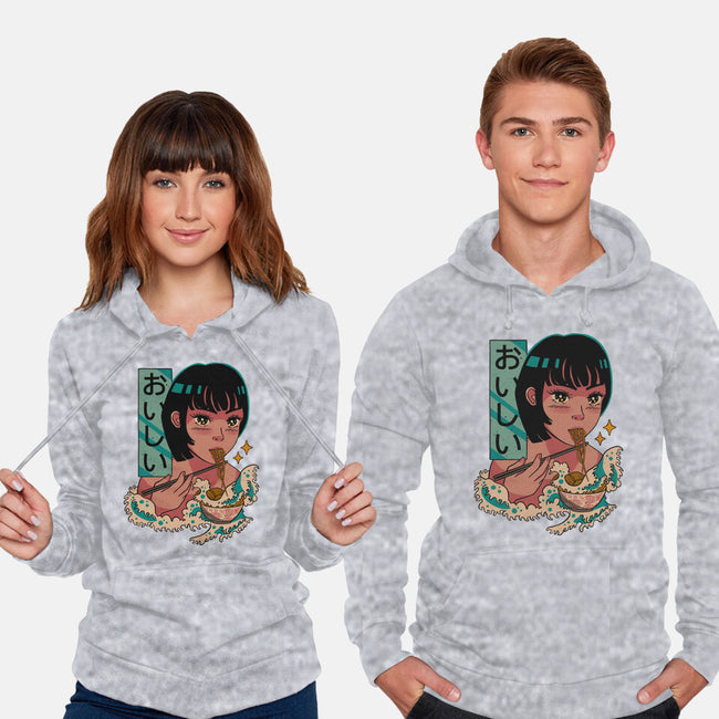 Tasty Waves Of Ramen-unisex pullover sweatshirt-pescapin