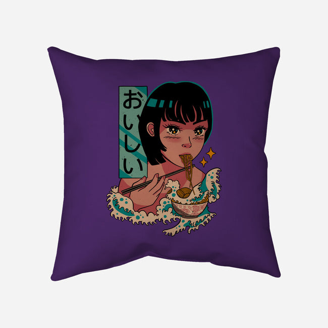 Tasty Waves Of Ramen-none removable cover w insert throw pillow-pescapin