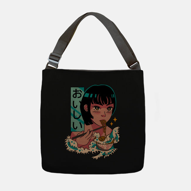 Tasty Waves Of Ramen-none adjustable tote-pescapin