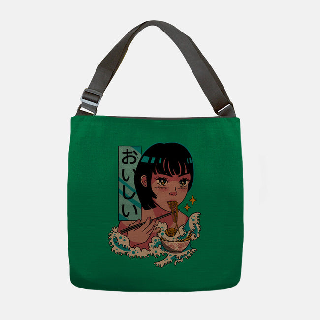 Tasty Waves Of Ramen-none adjustable tote-pescapin