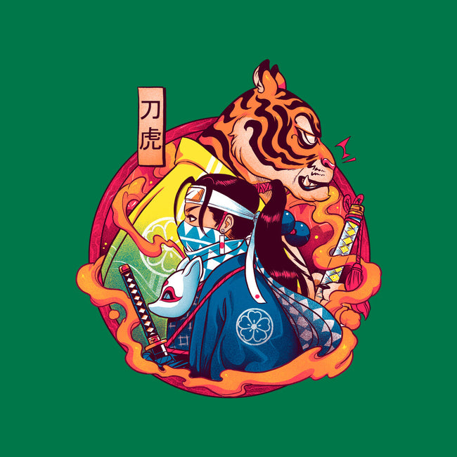 Katana Tiger-mens heavyweight tee-Bruno Mota